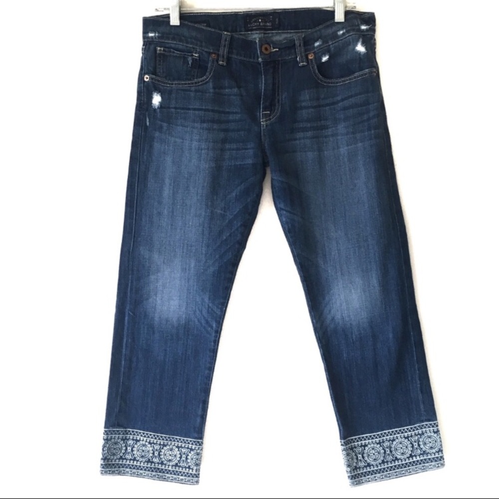 💕Lucky Brand Sienna Weekender Crop Jeans